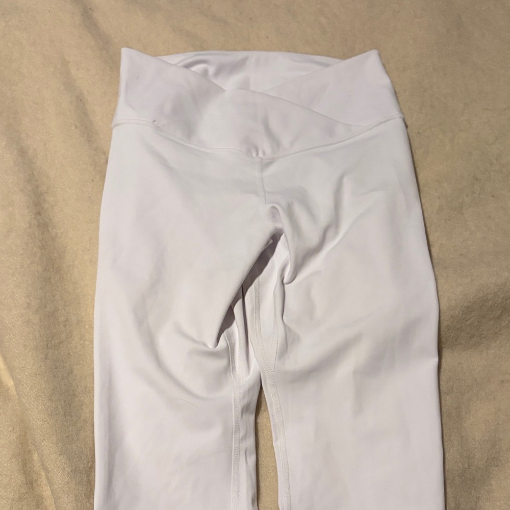 Women's White Yoga Leggings